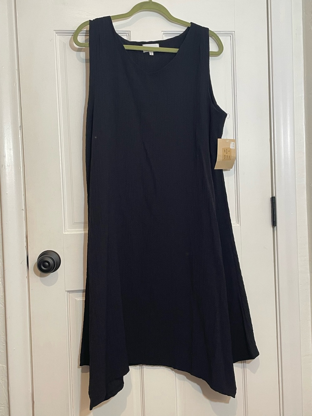 Habitat Core Travel Dress XL Black Sleeveless NWT Style 2087 lagenlook, artsy